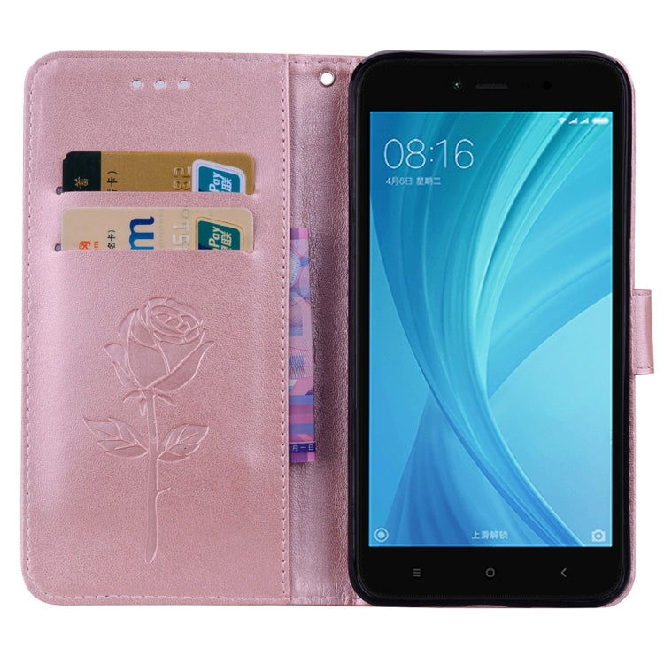 For Xiaomi  Redmi Note 5A Pro / Prime Roses Pressed Flowers Pattern Flip Leather Case with Holder & Card Slots & Wallet, For Xiaomi Redmi Note 5A Pro / Prime
