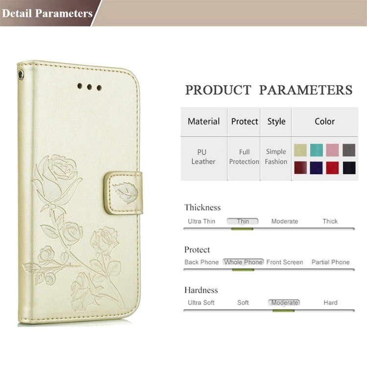 For Xiaomi  Redmi Note 5A Pro / Prime Roses Pressed Flowers Pattern Flip Leather Case with Holder & Card Slots & Wallet, For Xiaomi Redmi Note 5A Pro / Prime