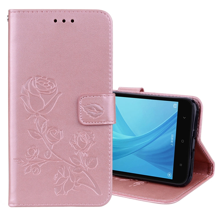 For Xiaomi  Redmi Note 5A Pro / Prime Roses Pressed Flowers Pattern Flip Leather Case with Holder & Card Slots & Wallet, For Xiaomi Redmi Note 5A Pro / Prime