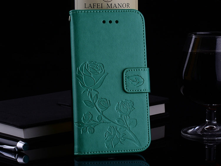 For Xiaomi Redmi 5 Plus Rose Embossed Horizontal Flip Environmental PU Leather Case with Holder & Card Slots & Wallet, For Xiaomi Redmi 5 Plus