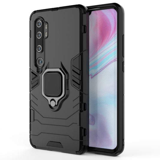 For Xiaomi Mi CC9 Pro / Mi Note 10 / Mi Note 10 Pro PC + TPU Shockproof Protective Case with Magnetic Ring Holder