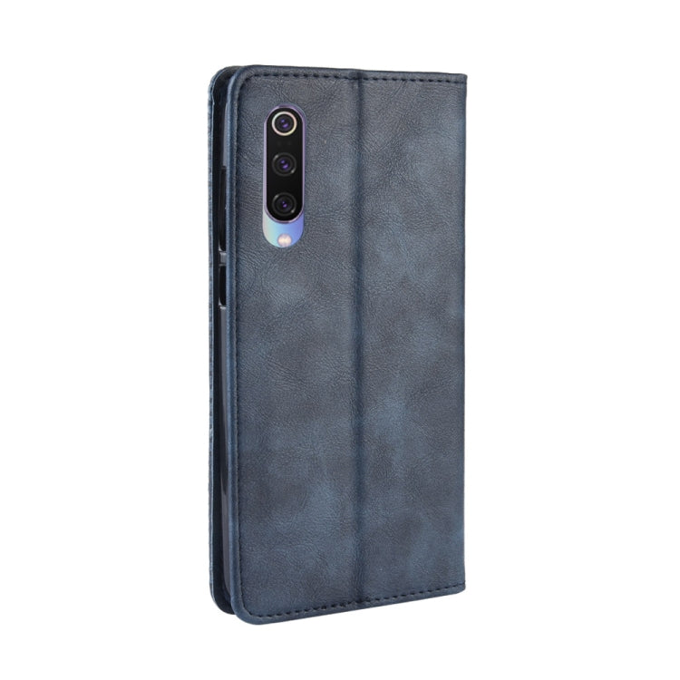 Magnetic Buckle Retro Texture Horizontal Flip Leather Case for Xiaomi Mi 9, with Holder & Card Slots & Wallet, For Xiaomi Mi 9
