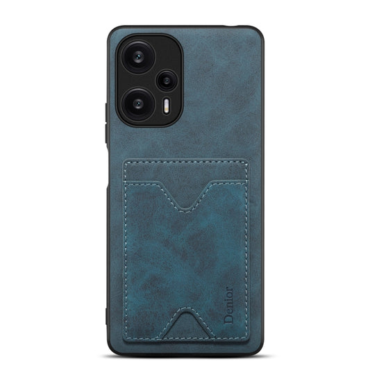 Denior PU Back Cover Card Slot Holder Phone Case For Xiaomi Redmi Note 12 Turbo / Poco F5