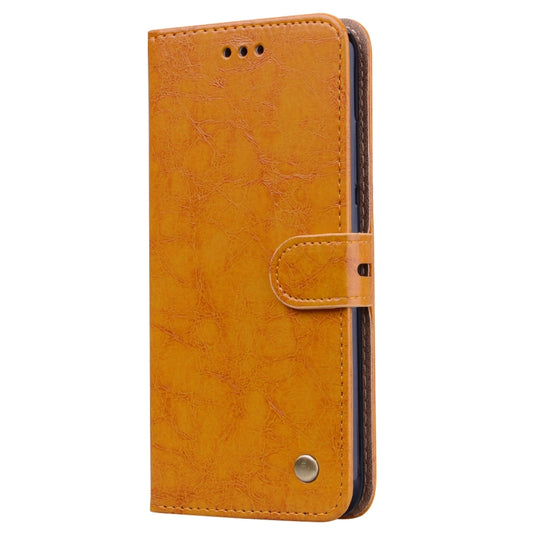 Business Style Oil Wax Texture Horizontal Flip Leather Case for Xiaomi Redmi Note7, with Holder & Card Slots & Wallet
