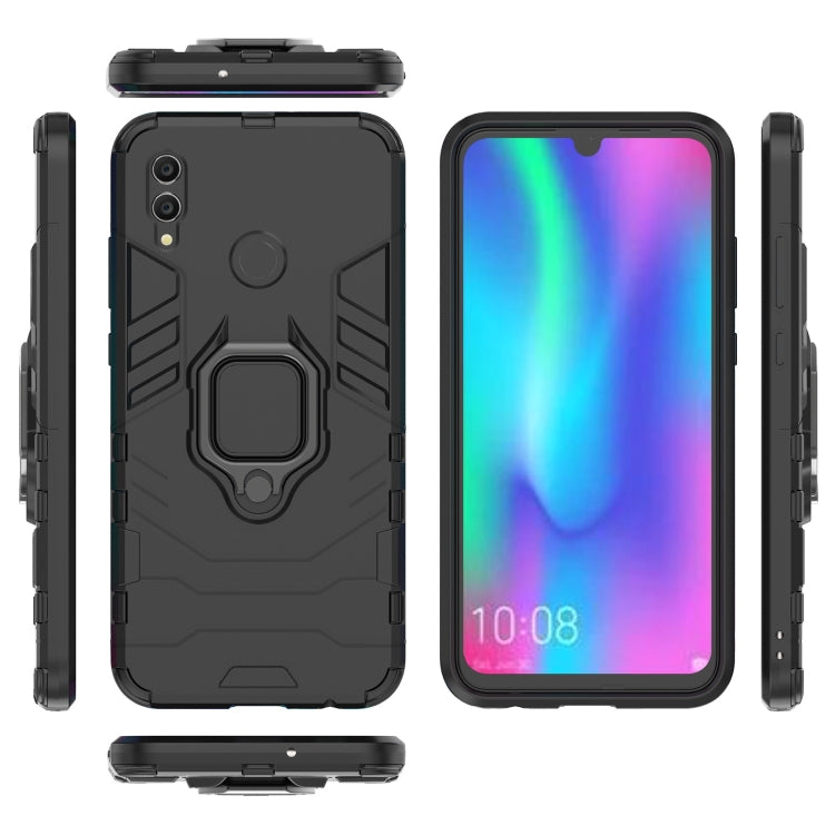 PC + TPU Shockproof Protective Case with Magnetic Ring Holder for Huawei Honor 10 Lite