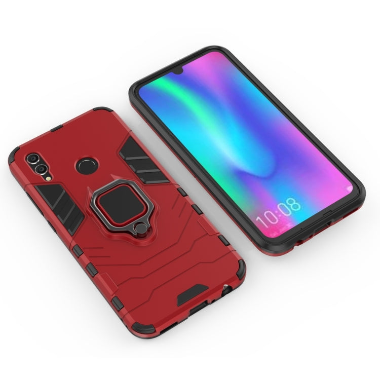 PC + TPU Shockproof Protective Case with Magnetic Ring Holder for Huawei Honor 10 Lite