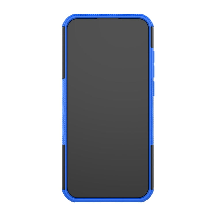 Tire Texture TPU+PC Shockproof Phone Case for Huawei Honor 8A / Y6 2019, with Holder, For Honor 8A