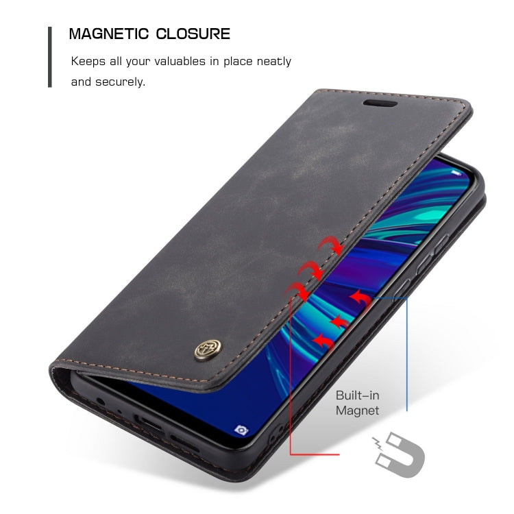 CaseMe Multifunctional Retro Frosted Horizontal Flip Leather Case for Huawei P Smart 2019 /  Honor 10 Lite, with Card Slots & Holder & Wallet, For Huawei P Smart 2019