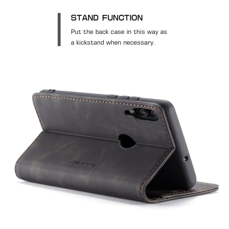 CaseMe Multifunctional Retro Frosted Horizontal Flip Leather Case for Huawei P Smart 2019 /  Honor 10 Lite, with Card Slots & Holder & Wallet, For Huawei P Smart 2019