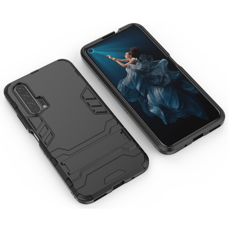 Shockproof PC + TPU Case for Huawei Honor 20 Pro, with Holder, For Honor 20 Pro