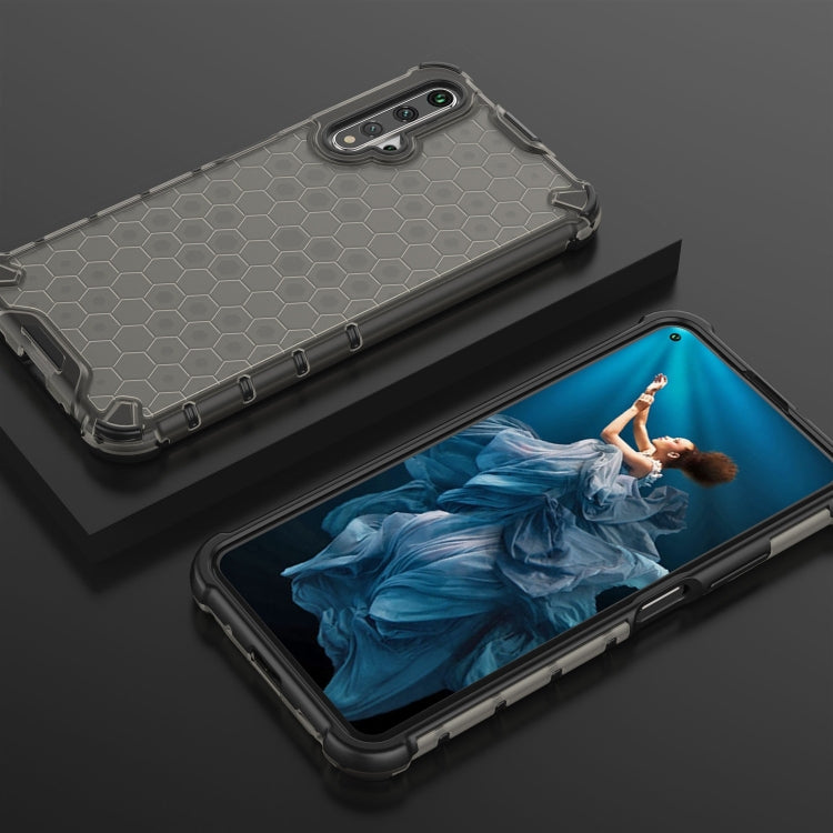 Shockproof Honeycomb PC + TPU Case for Huaiwei Honor 20, For Honor 20