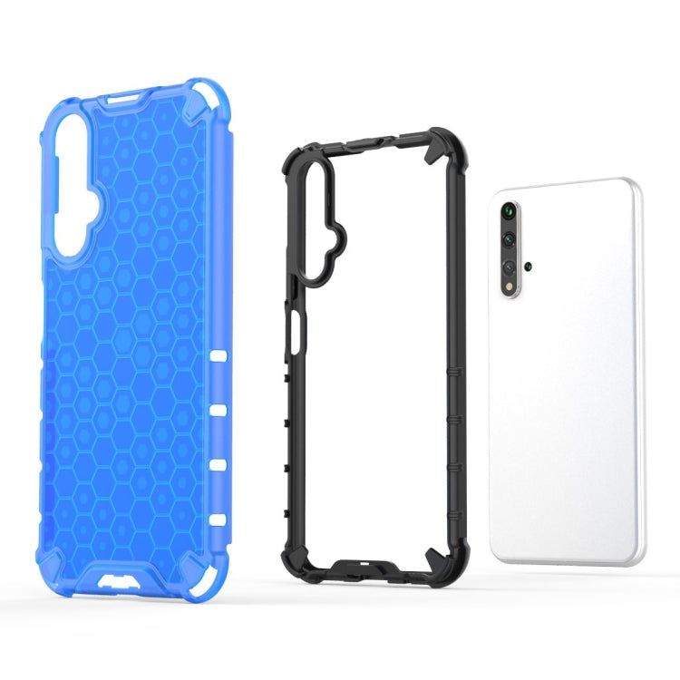 Shockproof Honeycomb PC + TPU Case for Huaiwei Honor 20, For Honor 20