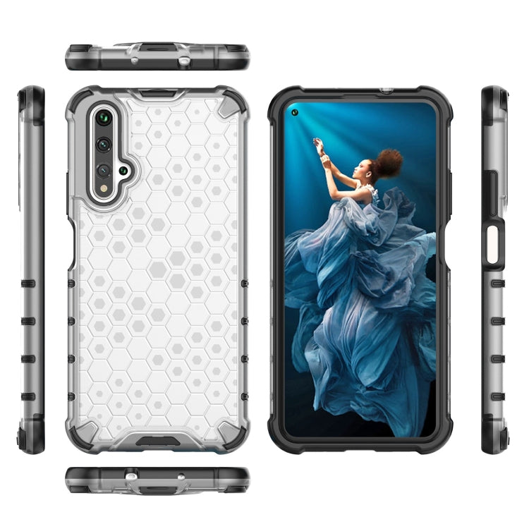 Shockproof Honeycomb PC + TPU Case for Huaiwei Honor 20, For Honor 20