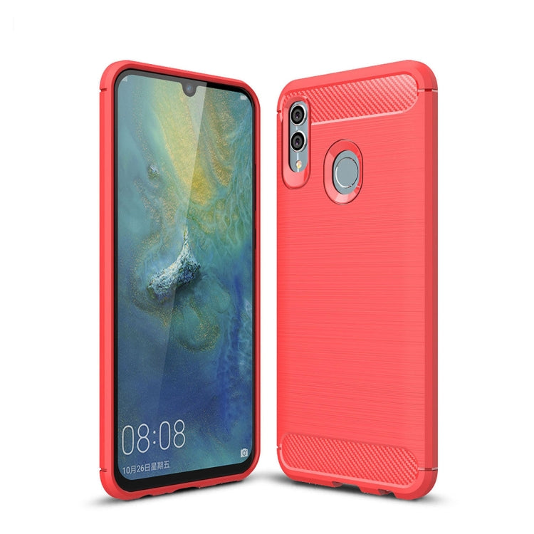 Carbon Fiber Texture TPU Shockproof Case For Huawei Honor 10 Lite / P Smart 2019, For Huawei Honor 10 Lite / P Smart 2019, Huawei Honor 10 Lite / P Smart 2019