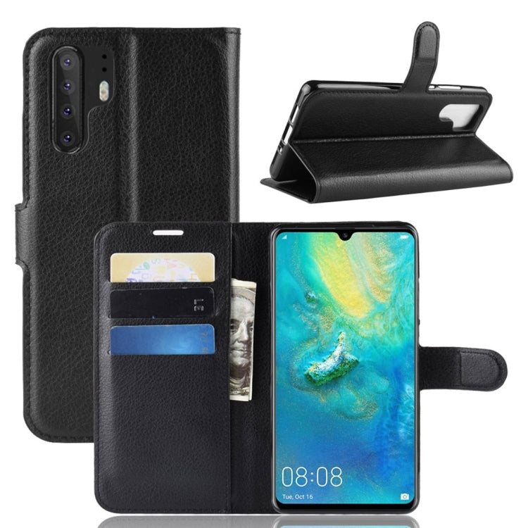 Litchi Texture Horizontal Flip Leather Case For Huawei P30 Pro, Huawei P30 Pro, VHuawei P30 Pro, For Huawei P30 Pro