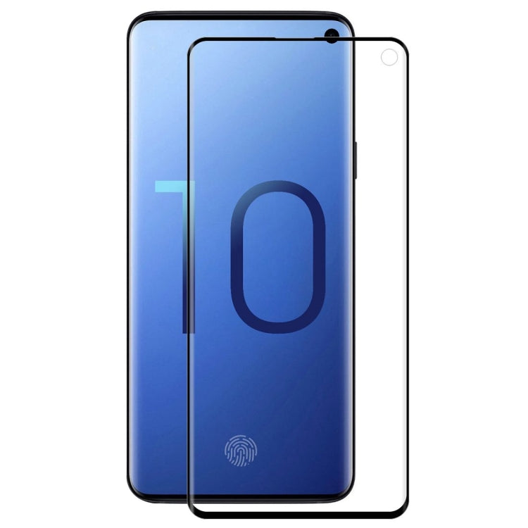 ENKAY Hat-Prince 3D Full Screen Electroplating PET Curved Heat Bending HD Screen Protector for Galaxy S10, For Galaxy S10