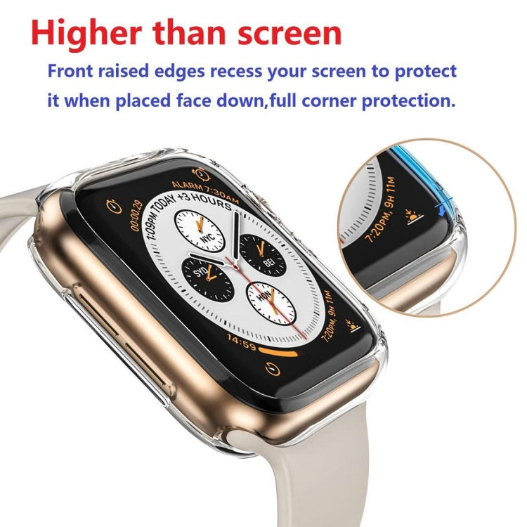 ENKAY Hat-Prince 2 in 1 TPU Semi-clad Protective Shell + 3D Full Screen PET Curved Heat Bending HD Screen Protector for Apple Watch Series 4 44mm